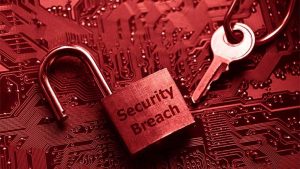 unlock security lock on computer circuit board - computer health data security concept