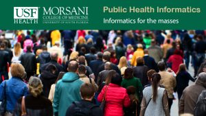 i large crowd of people walking down the street to symbolize public health
