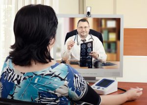Telehealth allows physicians at VA facilities known as provider sites to examine a patient via video at a VA patient site.