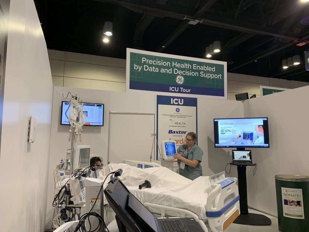 The Precision Health pavilion at HIMSS19 in Orlando.