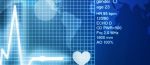 healthcare analytics curriculum signified by an ekg screen with a world map in the background